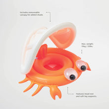 Load image into Gallery viewer, Baby Float Sonny the Sea Creature Neon Orange
