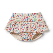 Load image into Gallery viewer, Tropical Garden Crinkle Ruffle Nappy
