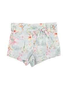 Budgie Blue Floral Shorts 2-7yrs