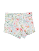 Load image into Gallery viewer, Budgie Blue Floral Shorts 2-7yrs

