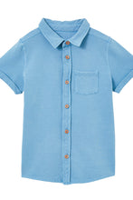 Load image into Gallery viewer, Blue Pique Shirt
