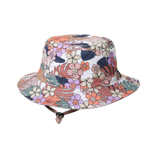 Load image into Gallery viewer, Reversible Bucket Hat - Tropical Floral
