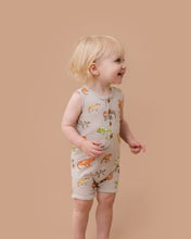 Load image into Gallery viewer, Lounging Lizard Ss Romper

