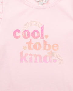 Cool To Be Kind Frill Tee 3-7yrs