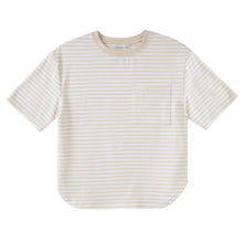 Load image into Gallery viewer, HUGO S/S STRIPE T-SHIRT - OAT
