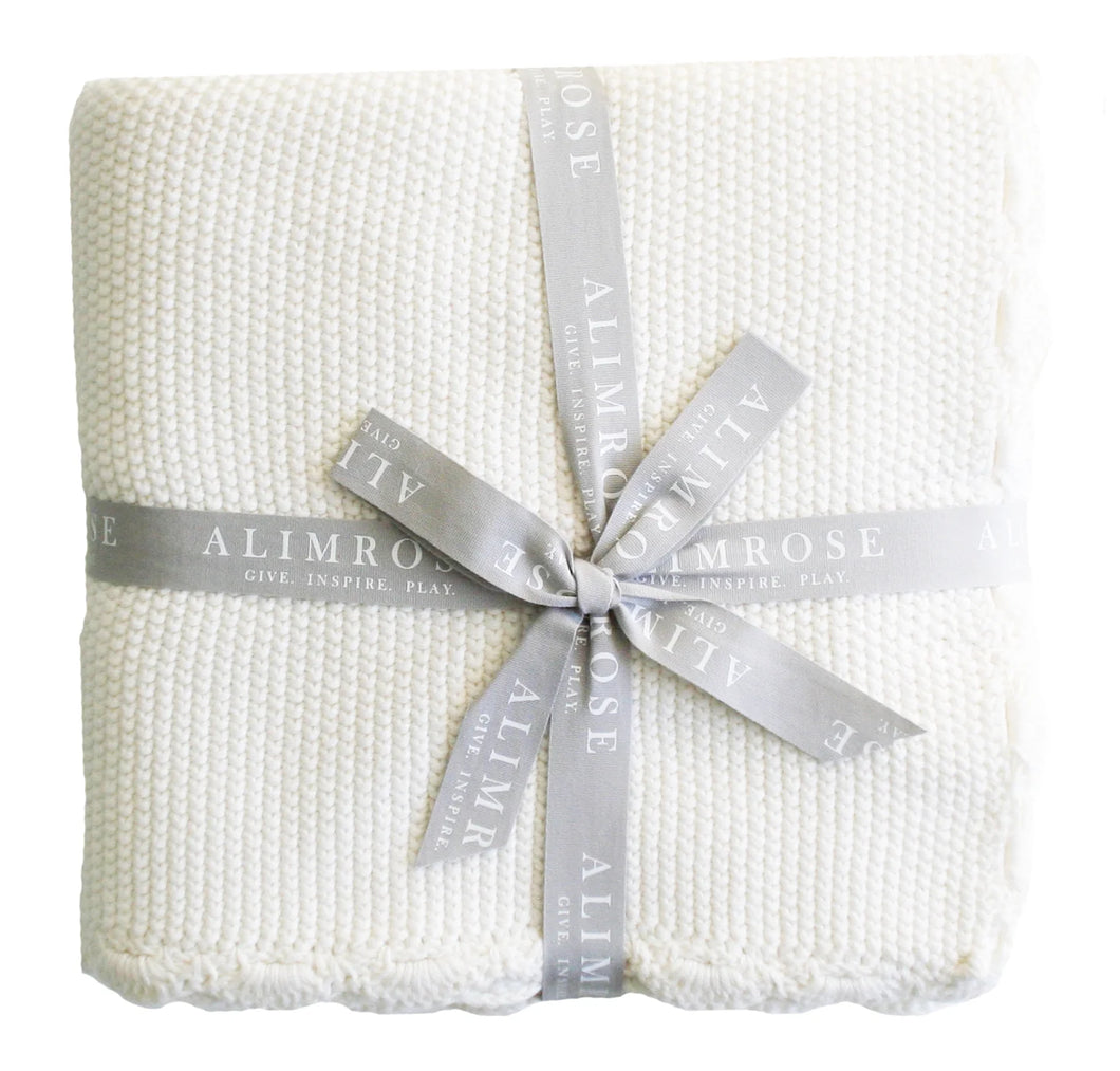 Alimrose - Knit Mini Moss Stitch Blanket