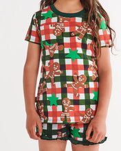 Load image into Gallery viewer, GingerBread SS Tee &amp; Frill Short PJ Set
