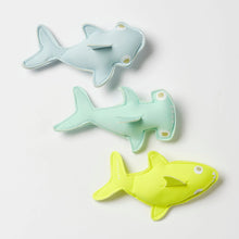 Load image into Gallery viewer, Dive Buddies - Salty the Shark Aqua Neon Yellow
