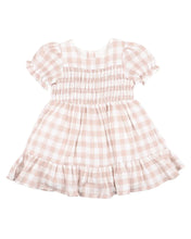 Load image into Gallery viewer, Quinn Check Dress W Shirring 3-7YRS
