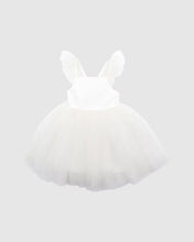 Load image into Gallery viewer, BEBE PARTY WHITE GLITTER TULLE DRESS 3-7YRS
