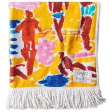 Load image into Gallery viewer, Kip&amp;Co X Ken Done Beach Life Terry Beach Towel One Size
