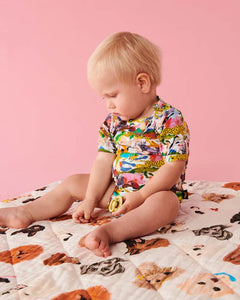 All Creatures Great & Small Organic SS Romper