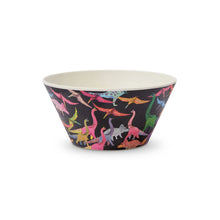 Load image into Gallery viewer, Dino Black Cereal Bowl (2-piece set)
