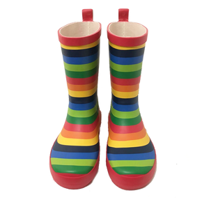 Kids Rubber Gumboots - Rainbow