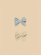 Load image into Gallery viewer, Stripe 2 Pack Hair Bow
