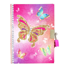 Load image into Gallery viewer, Butterfly Skies Strawberry Scented Diary
