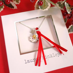 Holly Jolly Santa Necklace