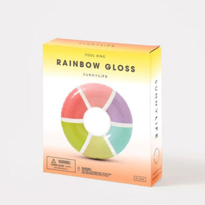 Pool Ring - Rainbow Gloss