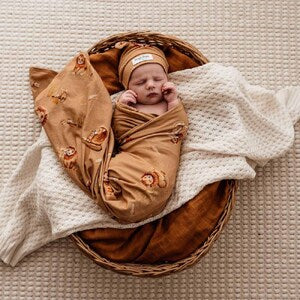Stretch Cotton Baby Wrap Set - Assorted Design