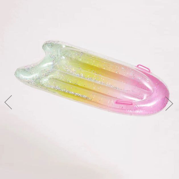 Inflatable Boogie Board - Rainbow Ombré