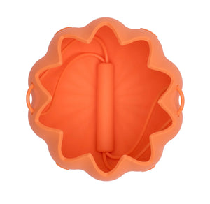 Halloween Bucket in Bright Orange - The cute Halloween sidekick to comfortably hold your loot