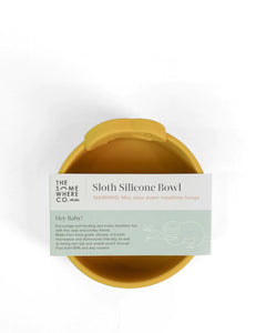 Sloth Silicone Bowl (Mustard)