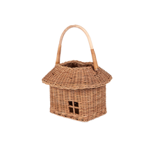 Load image into Gallery viewer, Rattan Hutch Small Basket - Natural
